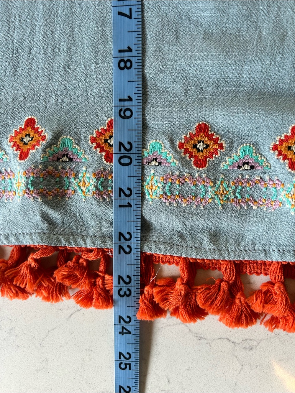 NWT THML The Waylon Tassel Embroidered Tank Top Boho Sleeveless - Picture 13 of 14
